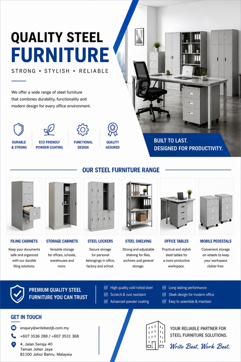 Office Steel Furniture SupplierJohor Bahru (JB)