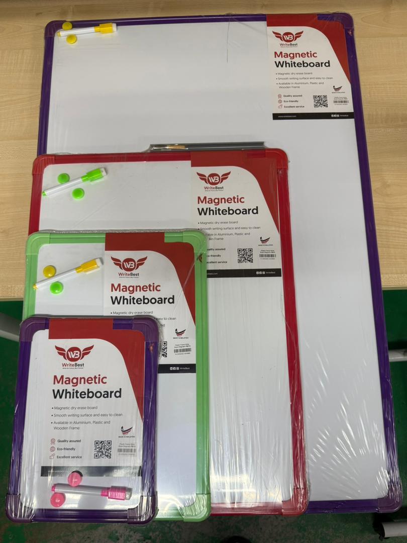 Plastic Frame White Board